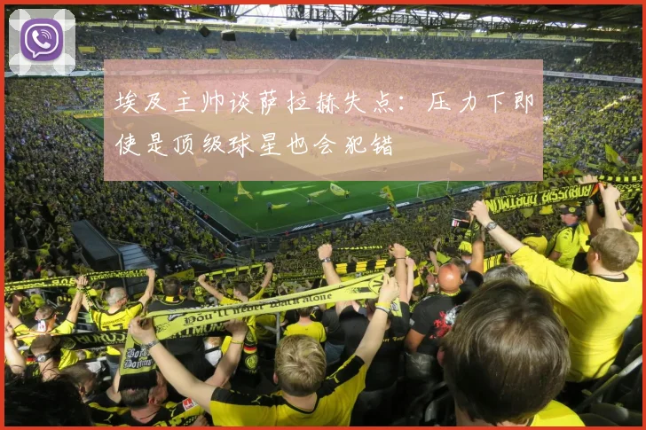 埃及主帅谈萨拉赫失点：压力下即使是顶级球星也会犯错